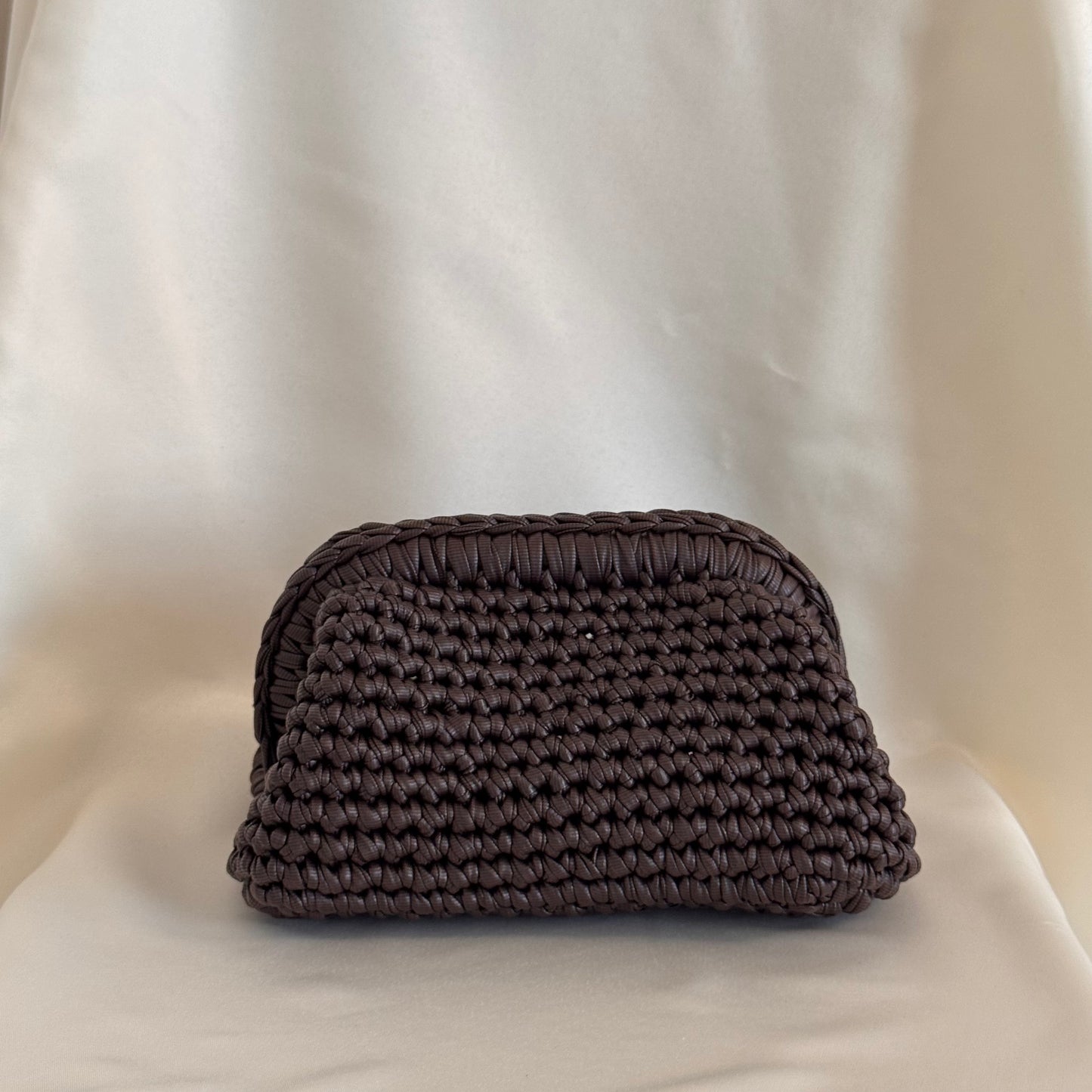 Luxe Clutch - Chocolate Brown