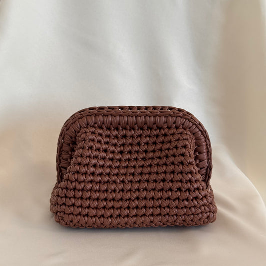 Luxe Clutch - Rich Caramel